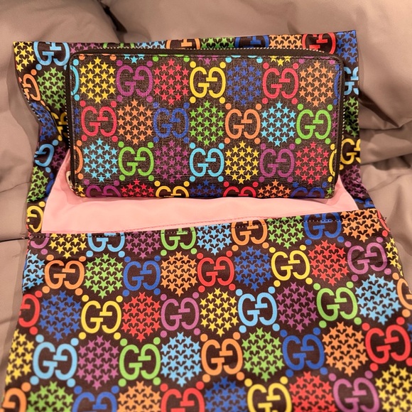 Gucci Multicolor GG Pattern Wallet - Picture 2 of 4